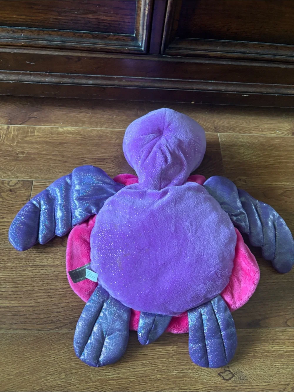 Plush Purple and Pink Sea Turtle Toy
